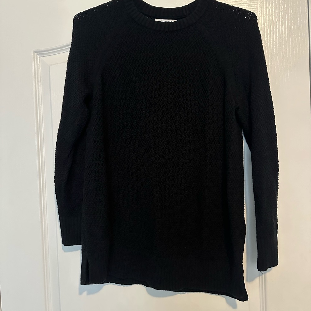 Old Navy Women's Textured Black Sweater